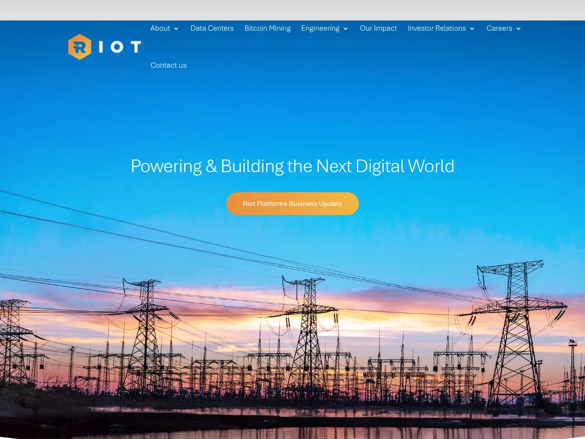 Riot Platforms Screenshot