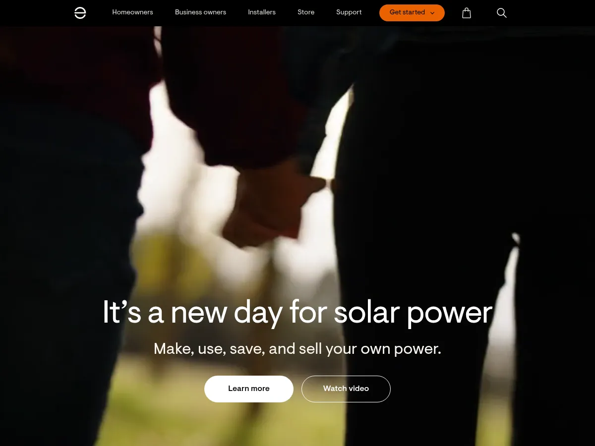 Enphase Energy Screenshot