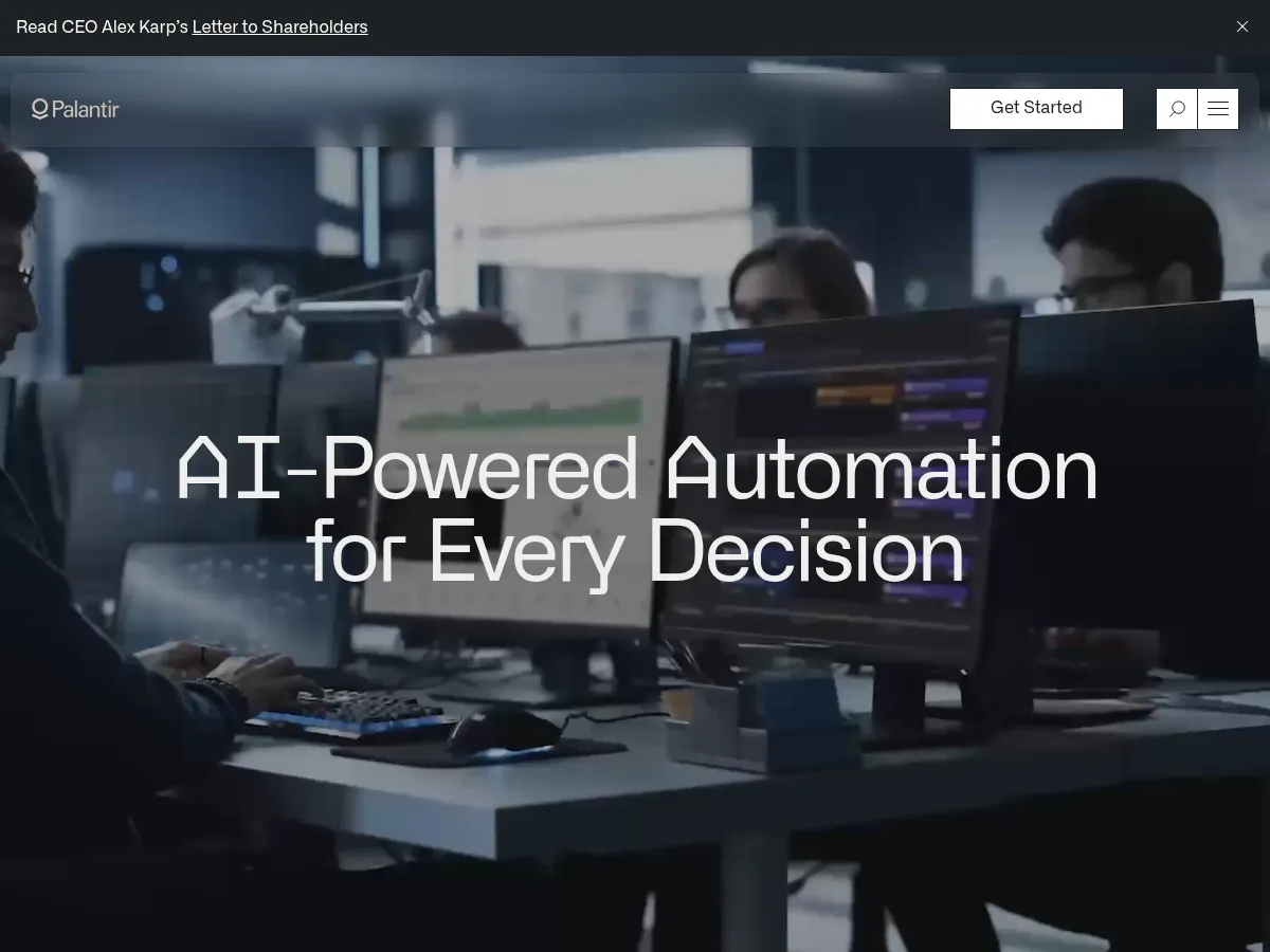 Palantir Technologies Screenshot