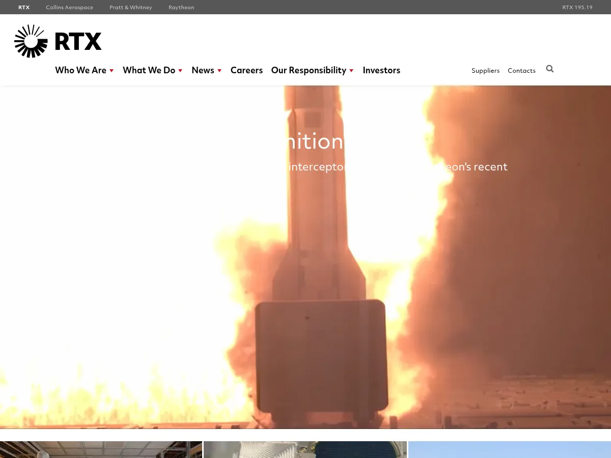 RTX Corporation Screenshot