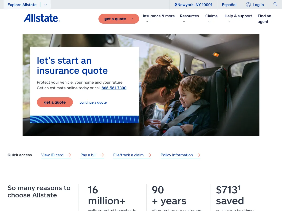 Allstate Screenshot