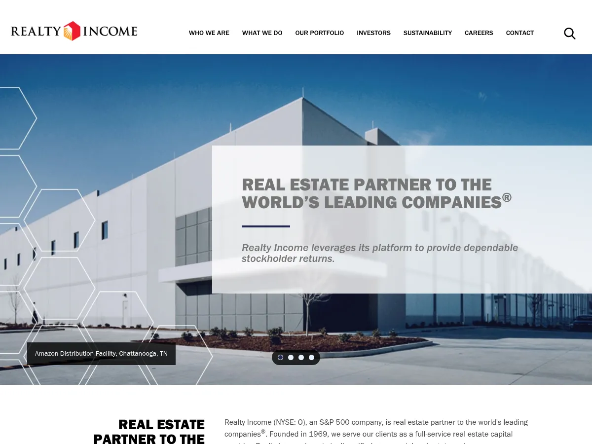 Realty Income Screenshot