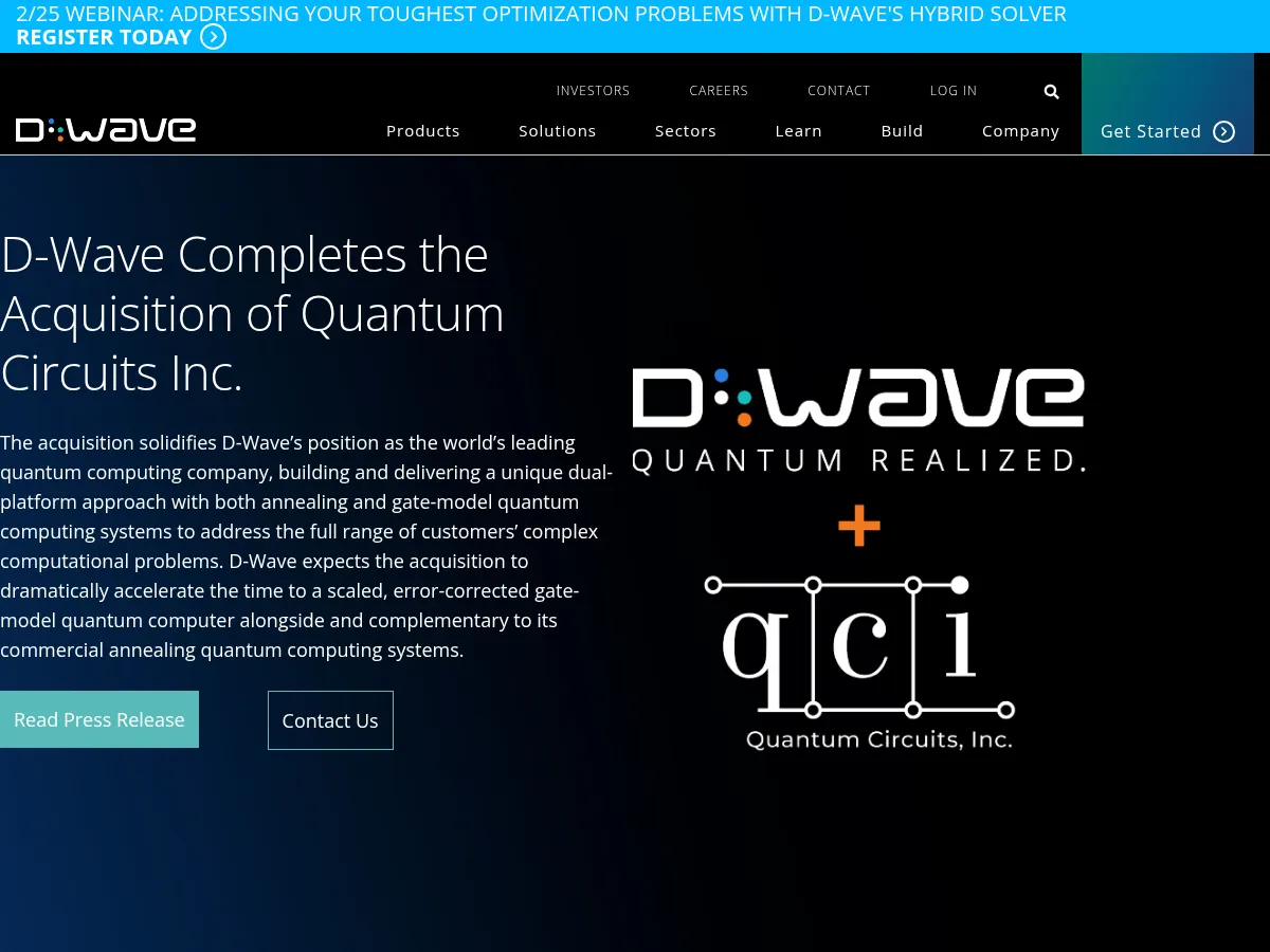 D-Wave Quantum Screenshot