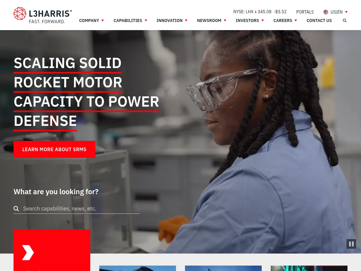 L3Harris Technologies Screenshot