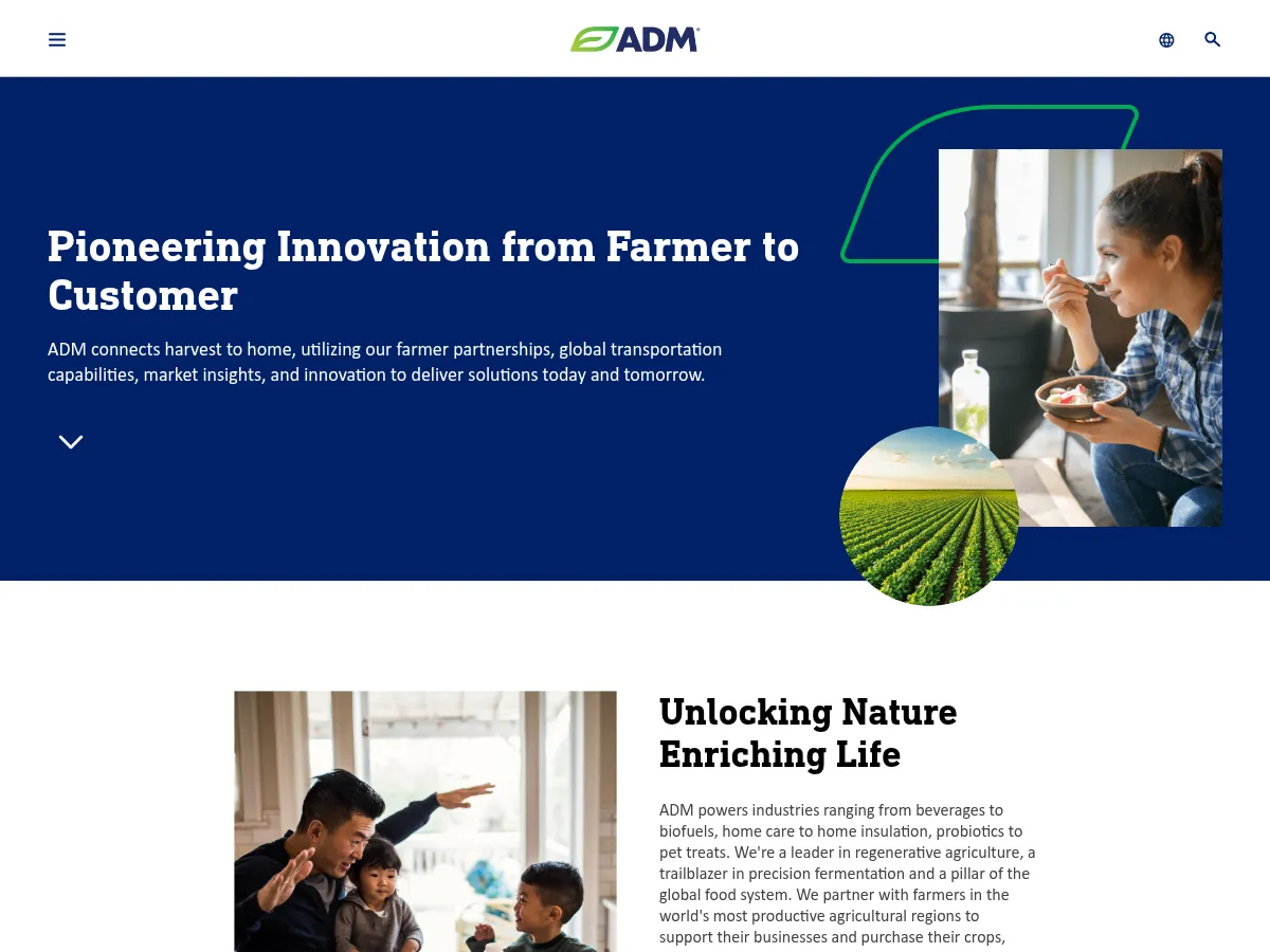 Archer-Daniels-Midland Screenshot