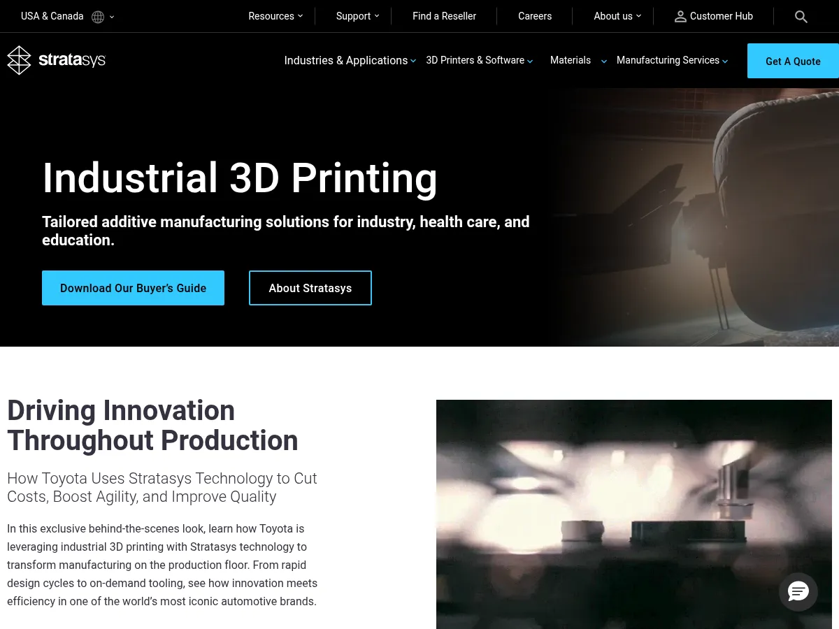 Stratasys Screenshot