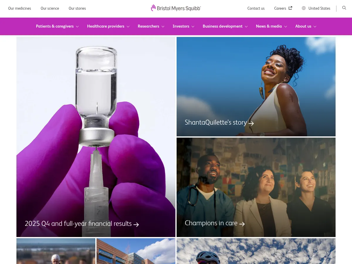 Bristol-Myers Squibb Screenshot