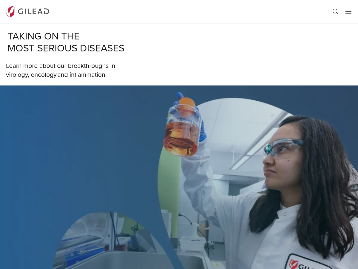 Gilead Sciences Screenshot