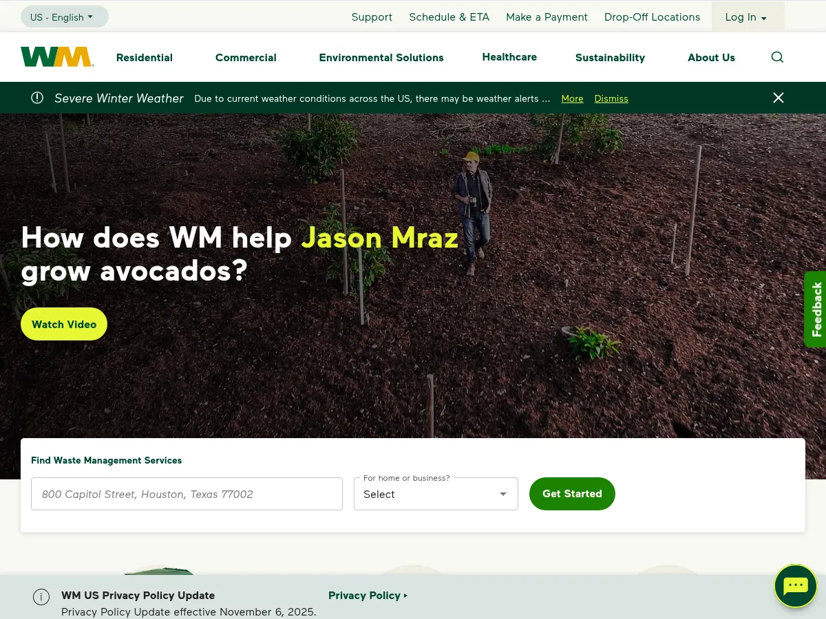 Waste Management Screenshot