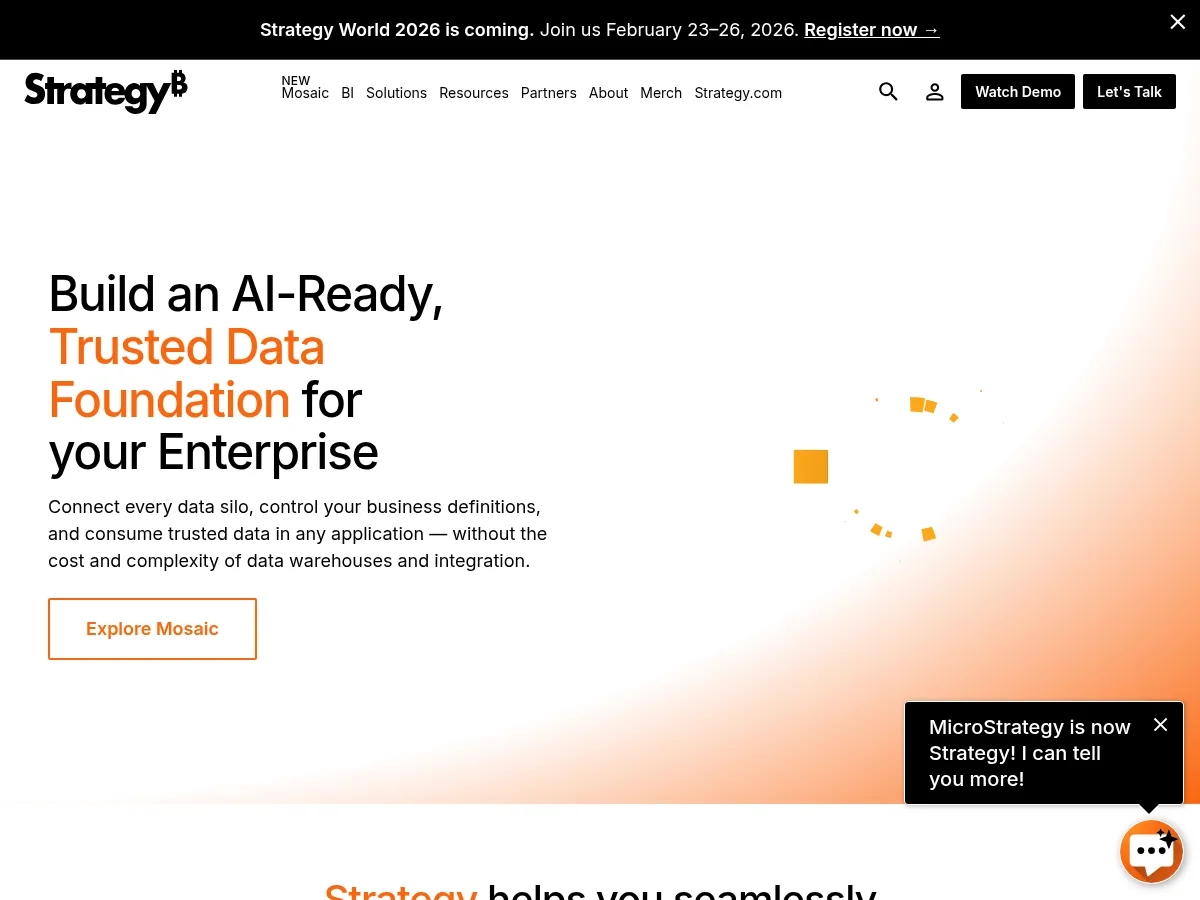 MicroStrategy Screenshot