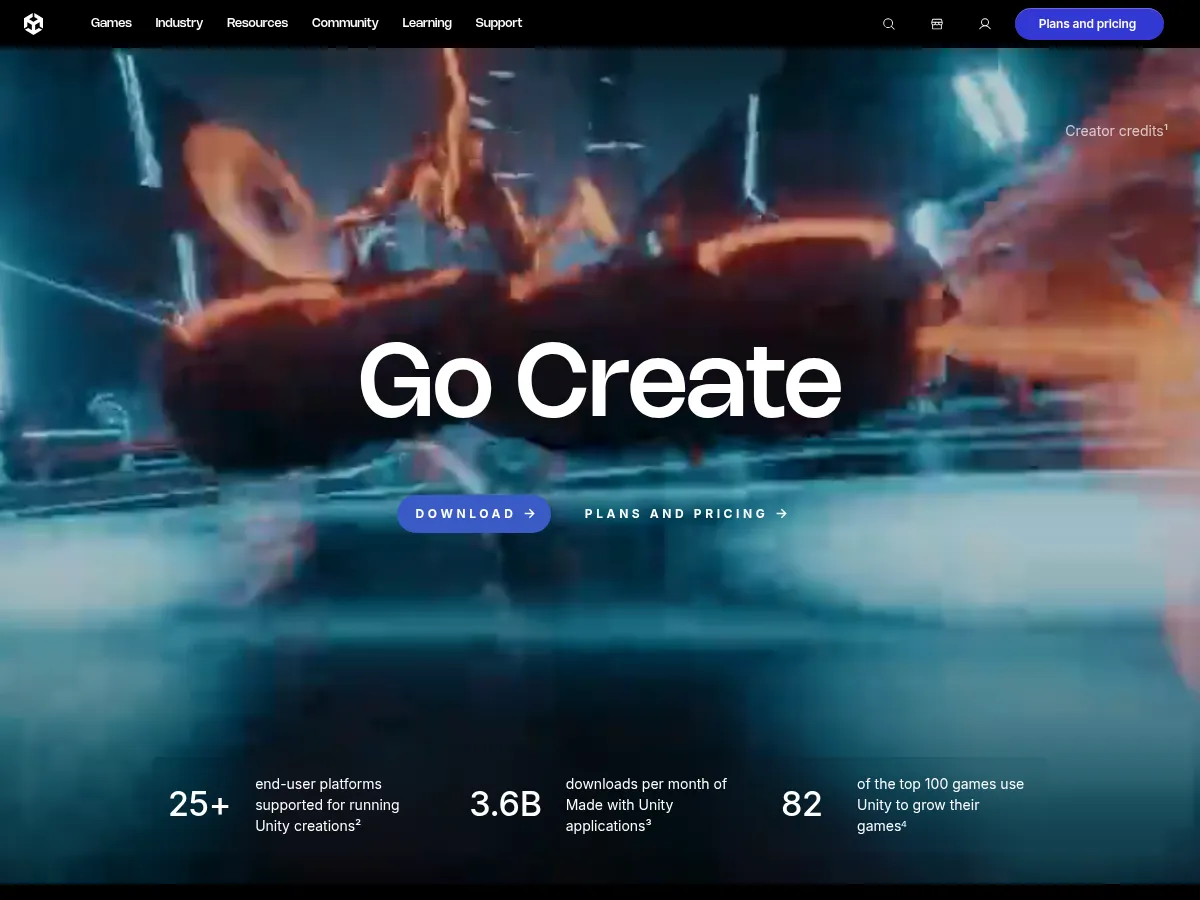 Unity Software Screenshot