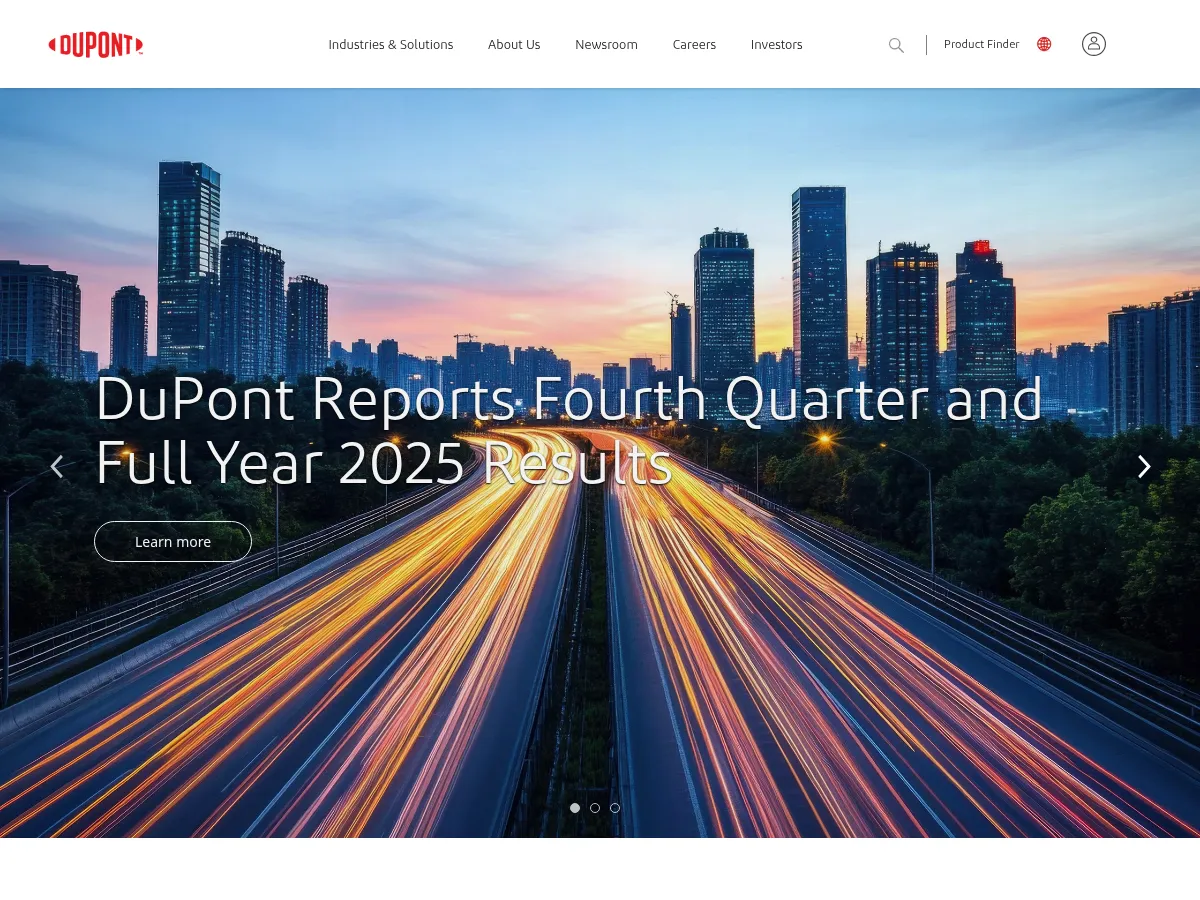 DuPont de Nemours Screenshot