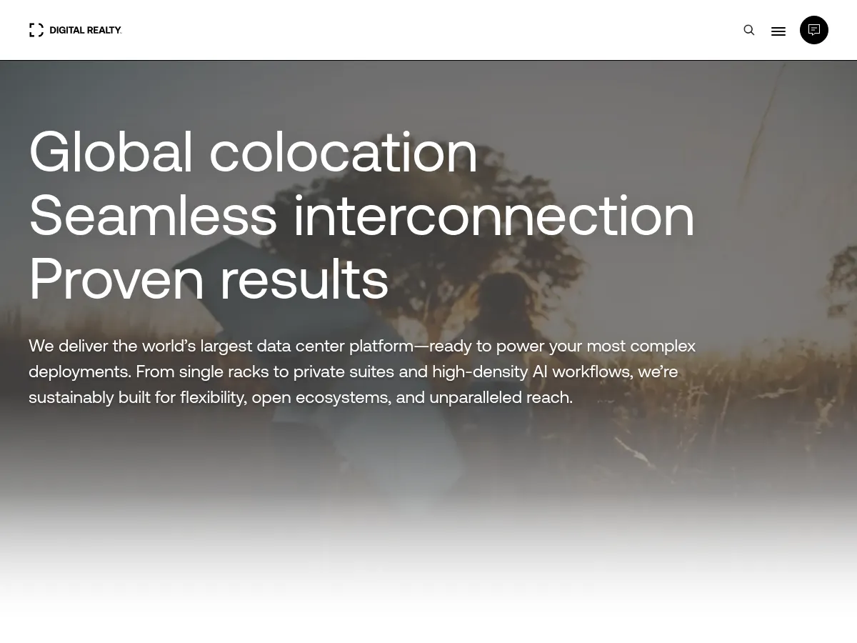 Digital Realty Screenshot