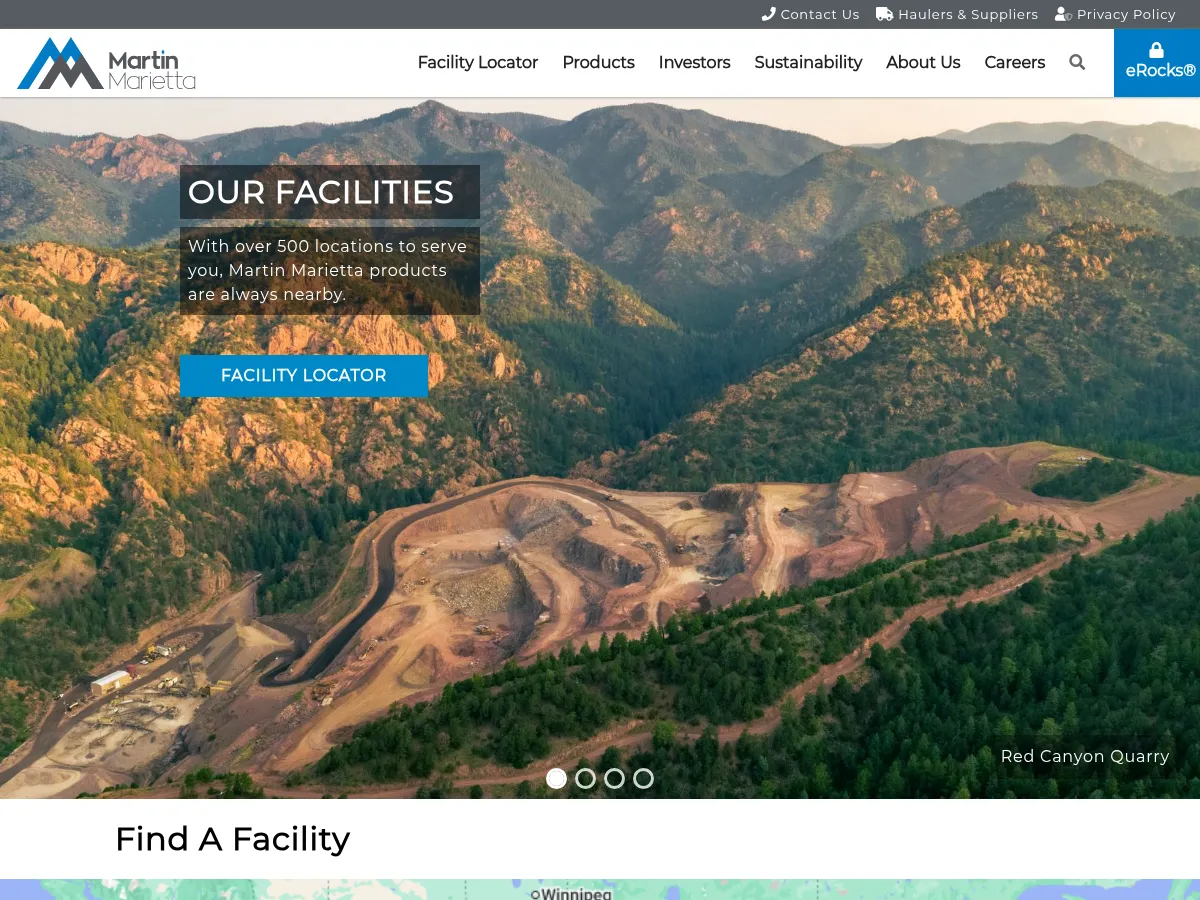 Martin Marietta Materials Screenshot