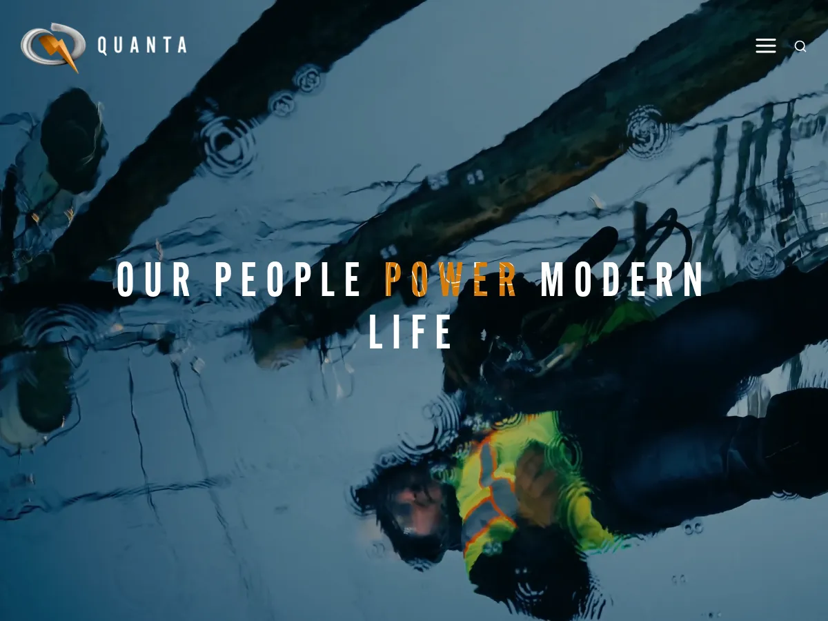 Quanta Services Screenshot