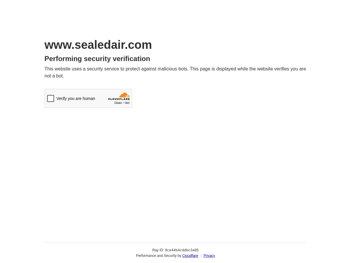 Sealed Air Screenshot