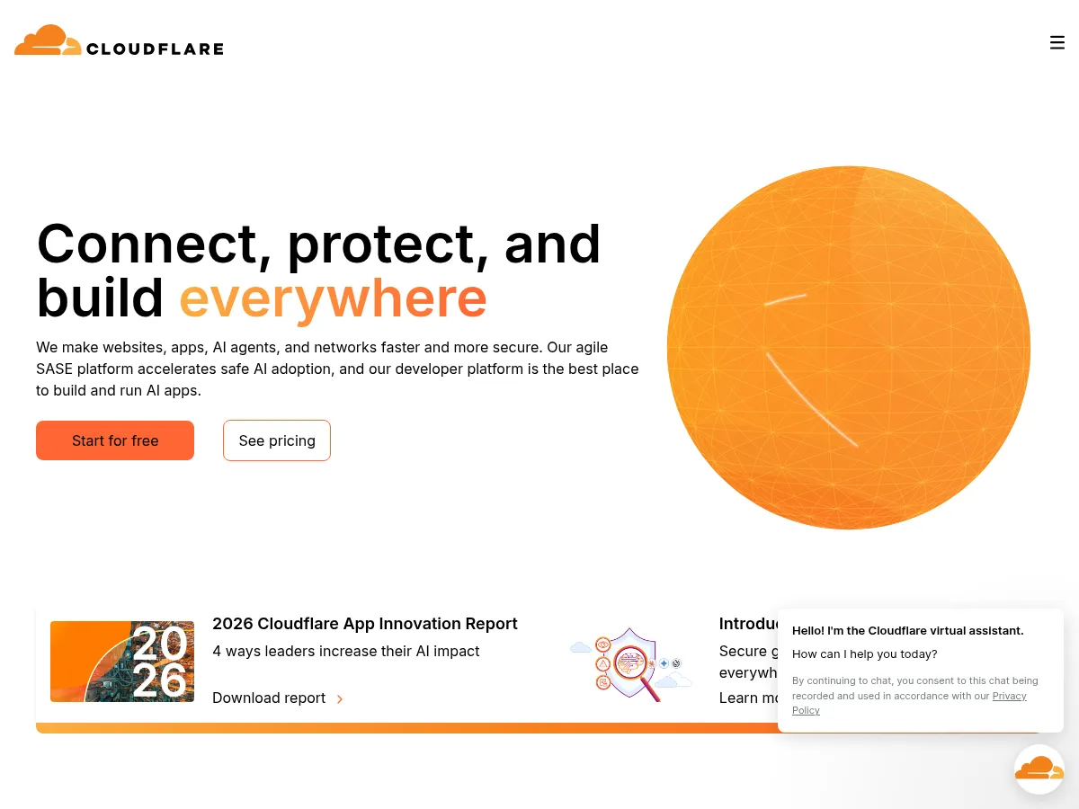 Cloudflare Screenshot
