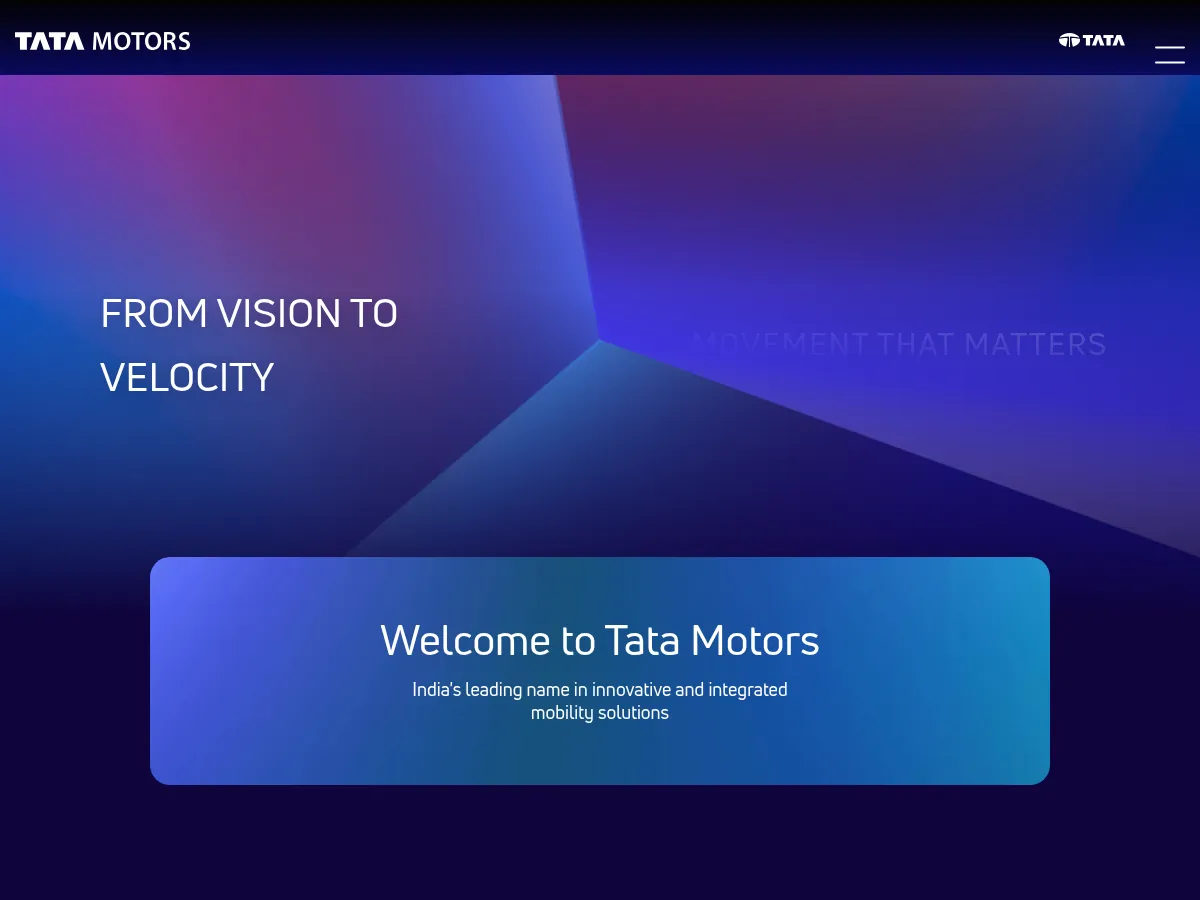 Tata Motors Screenshot