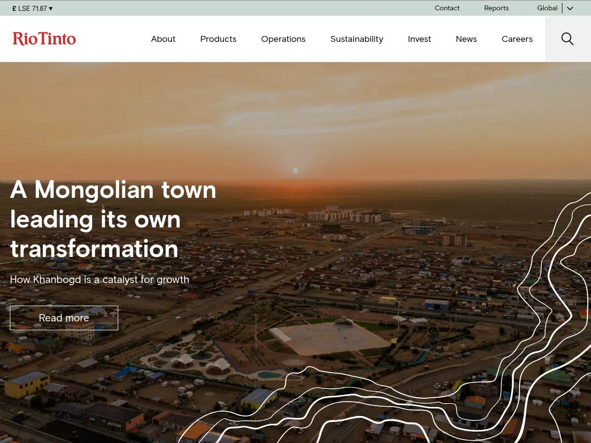 Rio Tinto Screenshot