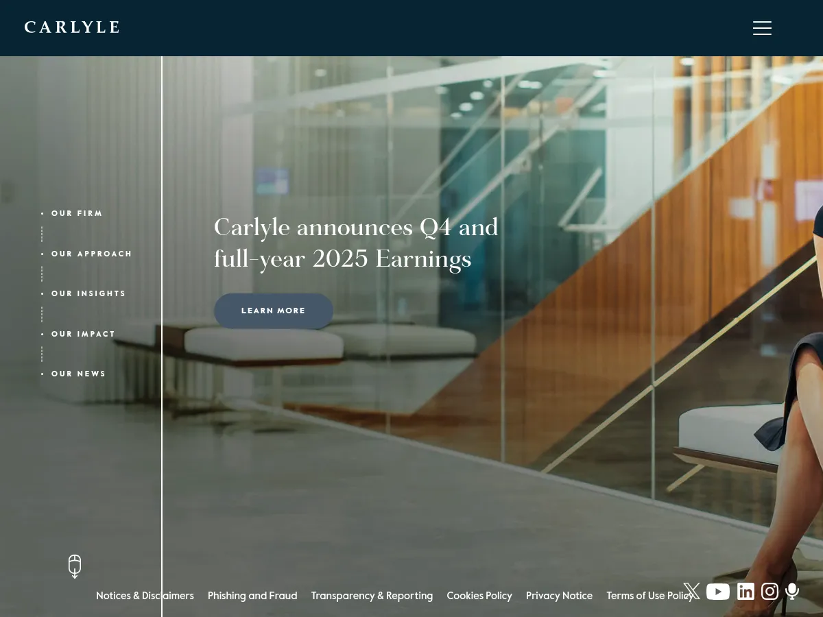 Carlyle Group Screenshot