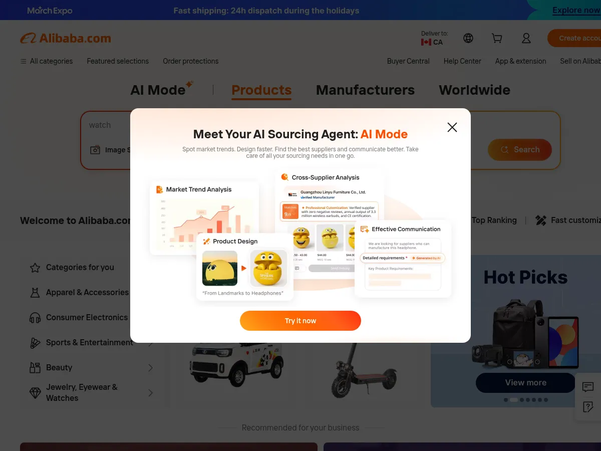 Alibaba Group Screenshot