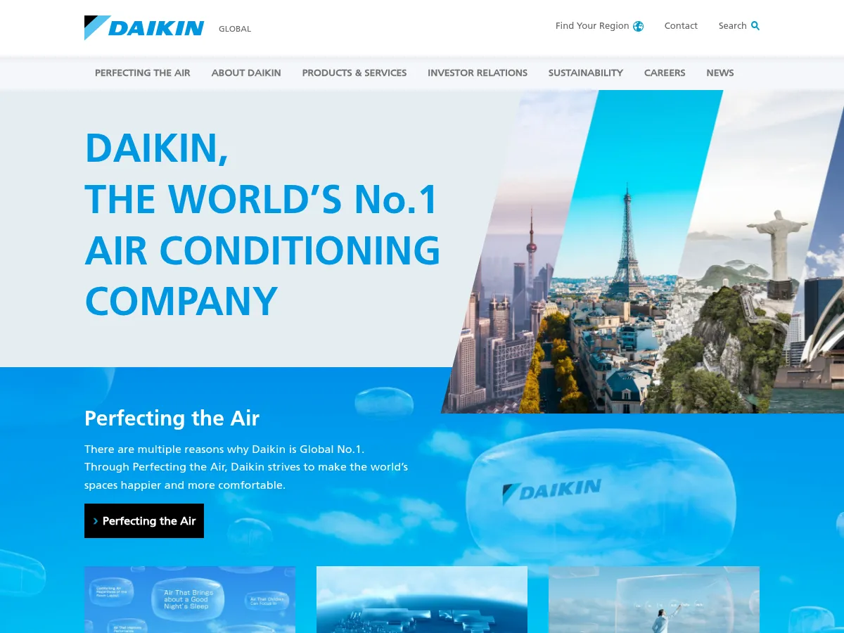 Daikin Industries Screenshot