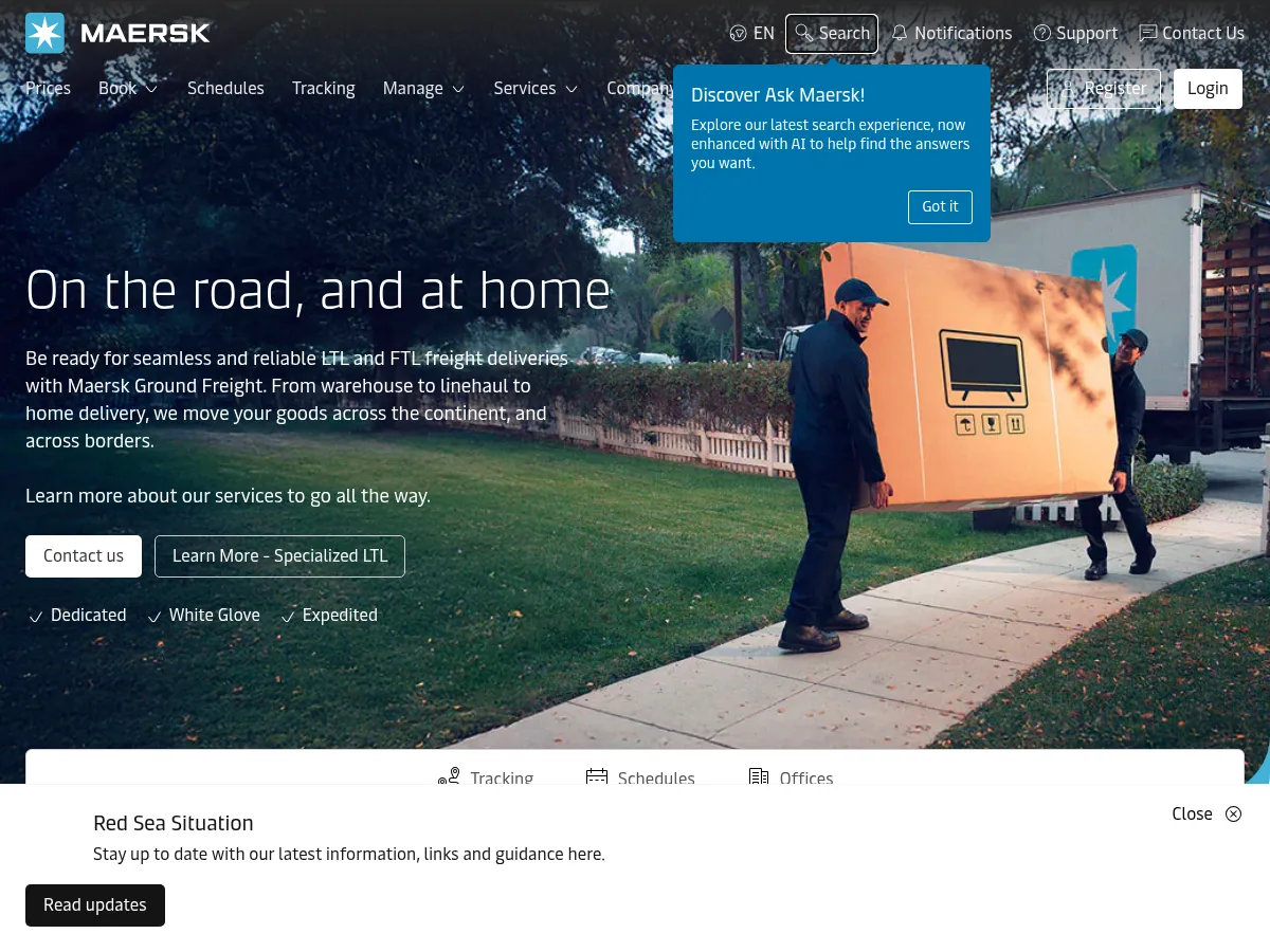 A.P. Moller-Maersk Screenshot