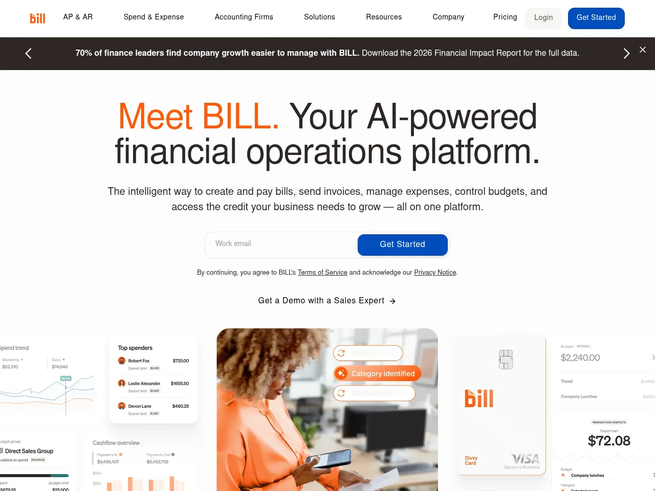 Bill Holdings Screenshot