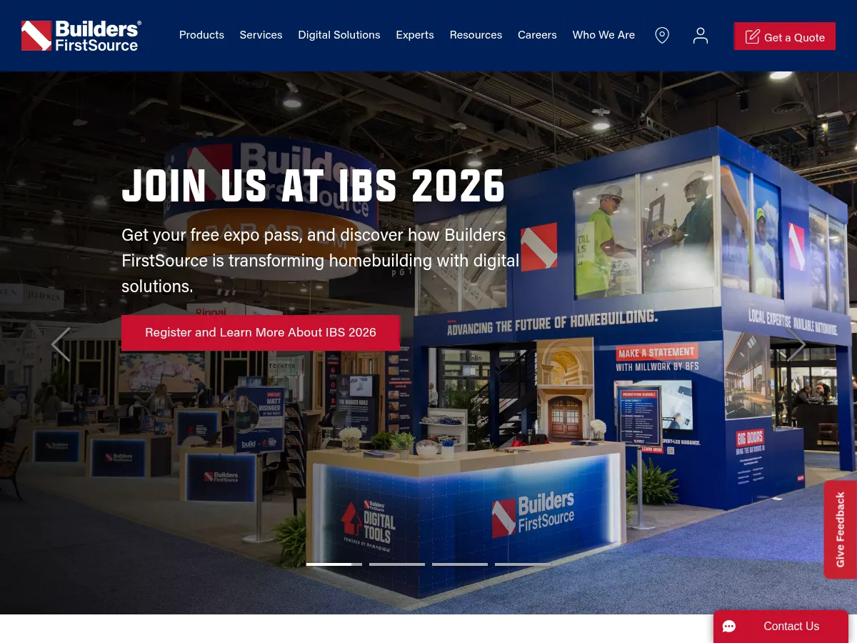 Builders FirstSource Screenshot