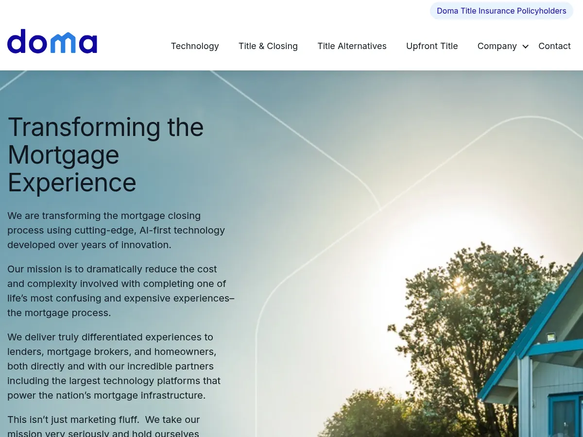 Doma Holdings Screenshot
