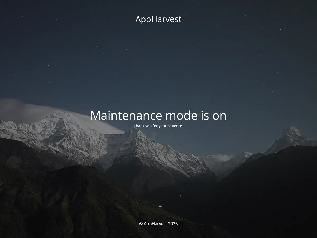 AppHarvest Screenshot