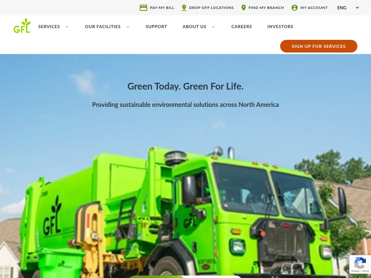 GFL Environmental Screenshot